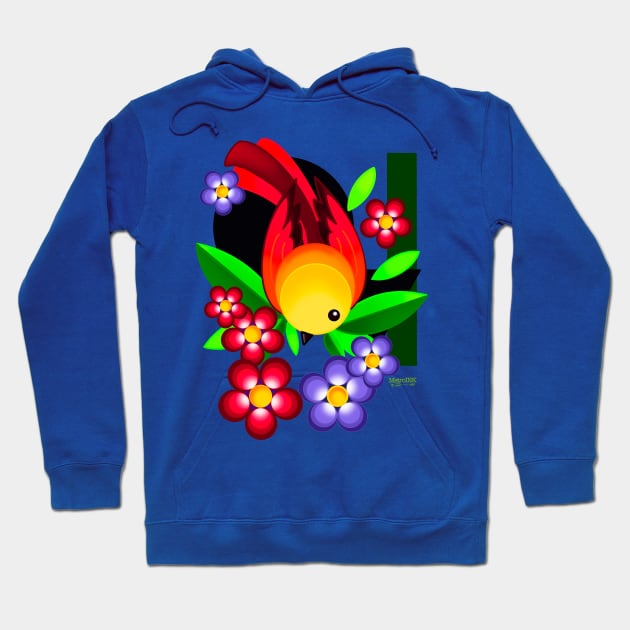 Little Birdie Hoodie by MetroInk